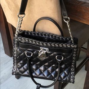 Michael Kors Quilted Shoulder/Hand Bag with Chains
